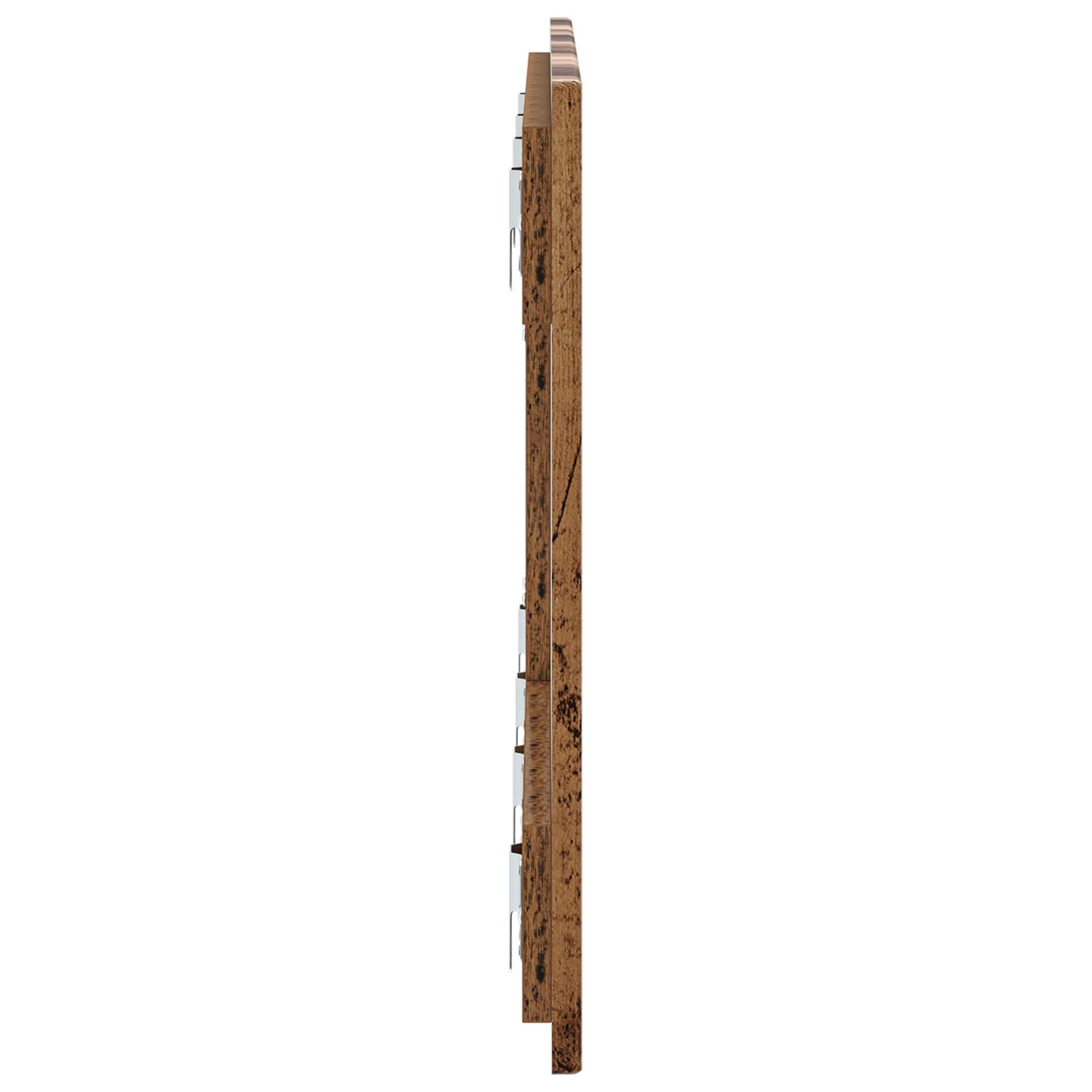 vidaXL Wall-Mounted Headboard UTRECHT Old Wood Engineered Wood 4