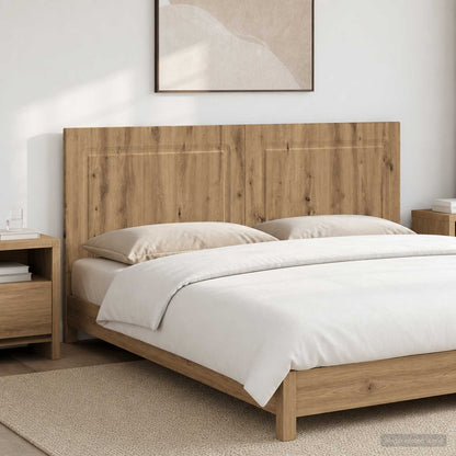 vidaXL Wall-Mounted Headboard UTRECHT Artisan Oak Engineered Wood 1