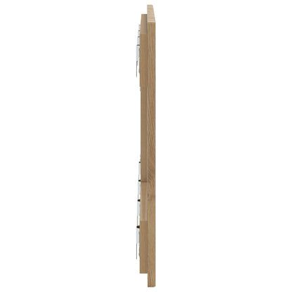 vidaXL Wall-Mounted Headboard UTRECHT Artisan Oak Engineered Wood 4