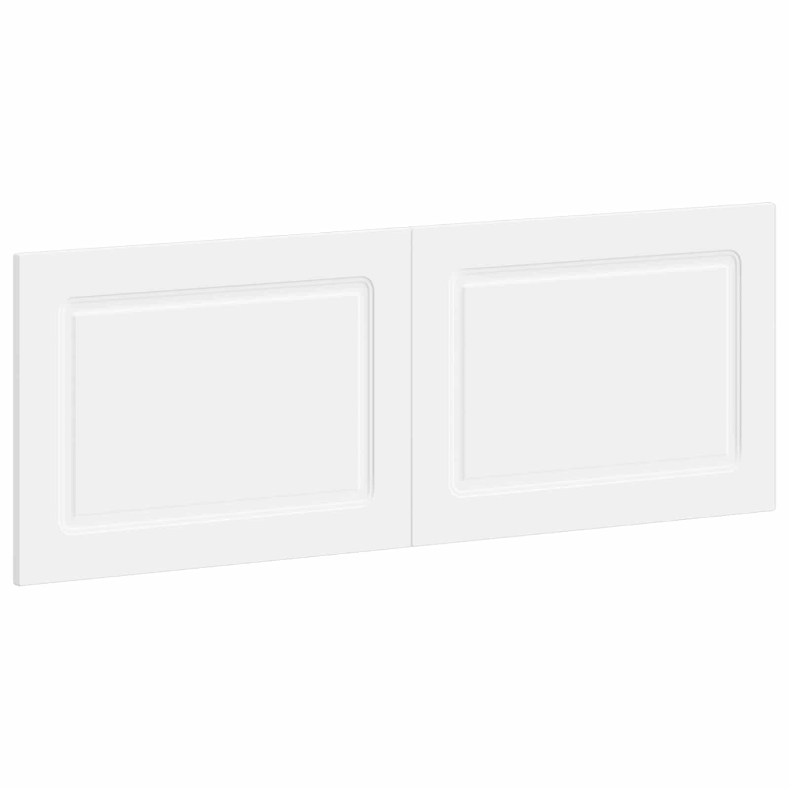 vidaXL Wall-Mounted Headboard UTRECHT White Engineered Wood 2
