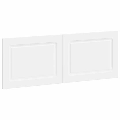 vidaXL Wall-Mounted Headboard UTRECHT White Engineered Wood 2