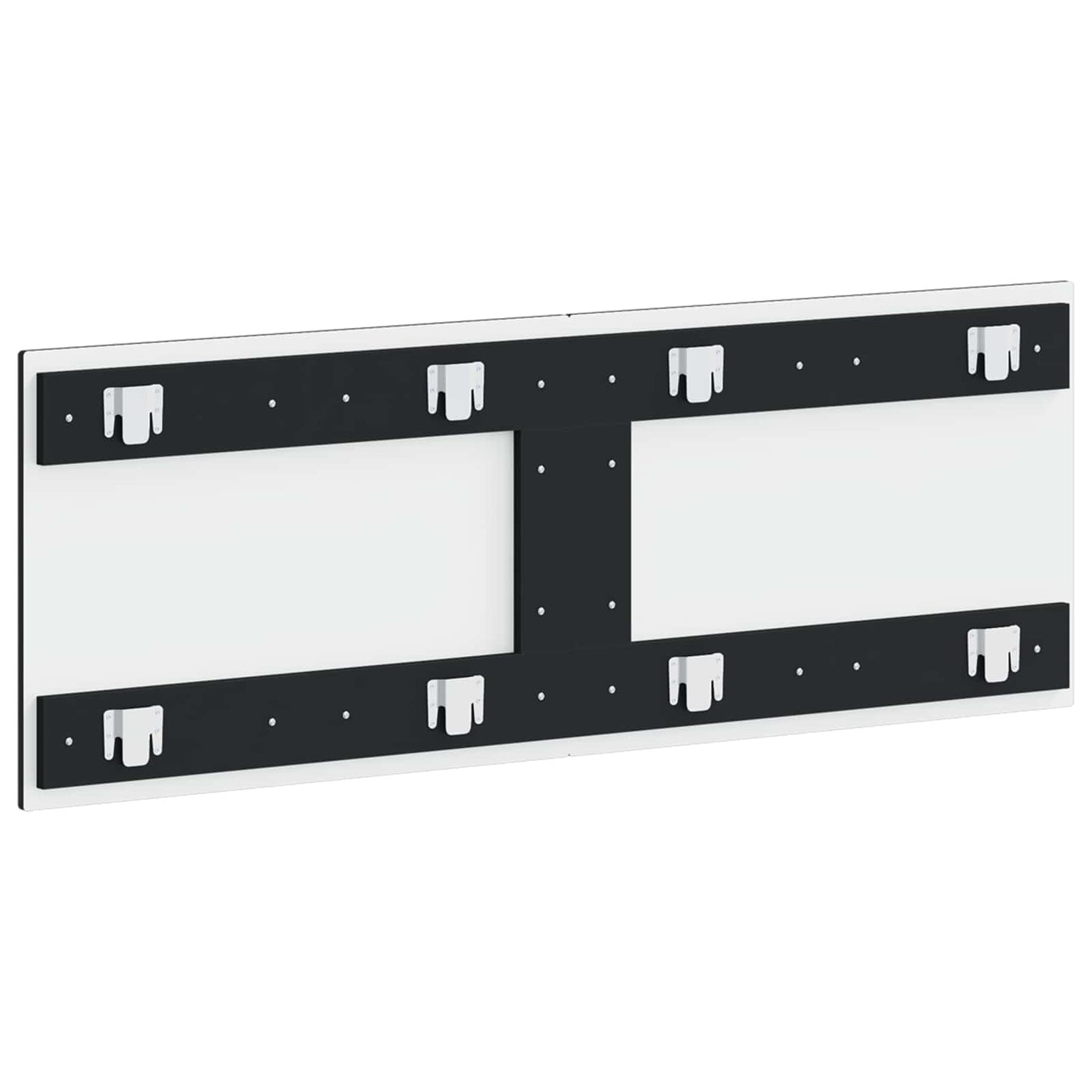 vidaXL Wall-Mounted Headboard UTRECHT Black Engineered Wood 5