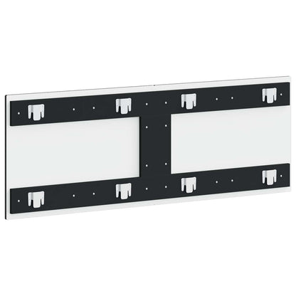 vidaXL Wall-Mounted Headboard UTRECHT Black Engineered Wood 5