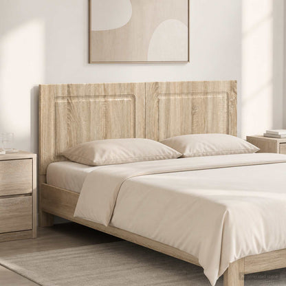 vidaXL Wall-Mounted Headboard UTRECHT Sonoma Oak Engineered Wood 1