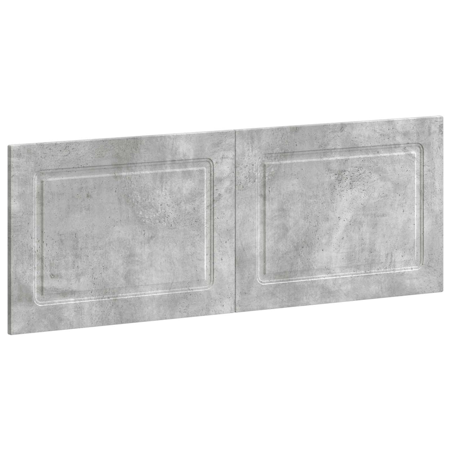 vidaXL Wall-Mounted Headboard UTRECHT Concrete Grey Engineered Wood 2