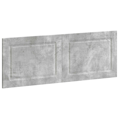vidaXL Wall-Mounted Headboard UTRECHT Concrete Grey Engineered Wood 2