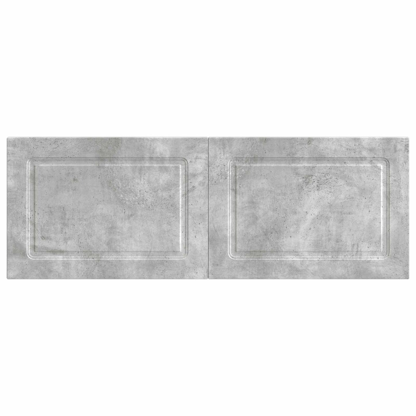 vidaXL Wall-Mounted Headboard UTRECHT Concrete Grey Engineered Wood 3