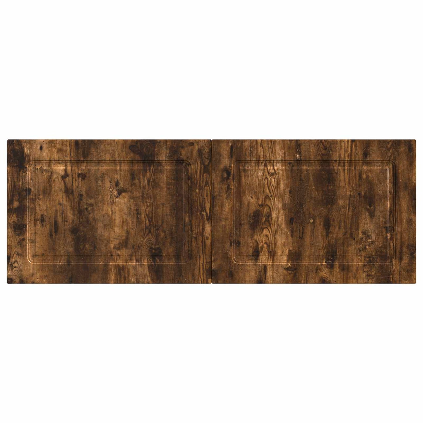 vidaXL Wall-Mounted Headboard UTRECHT Smoked Oak Engineered Wood 3
