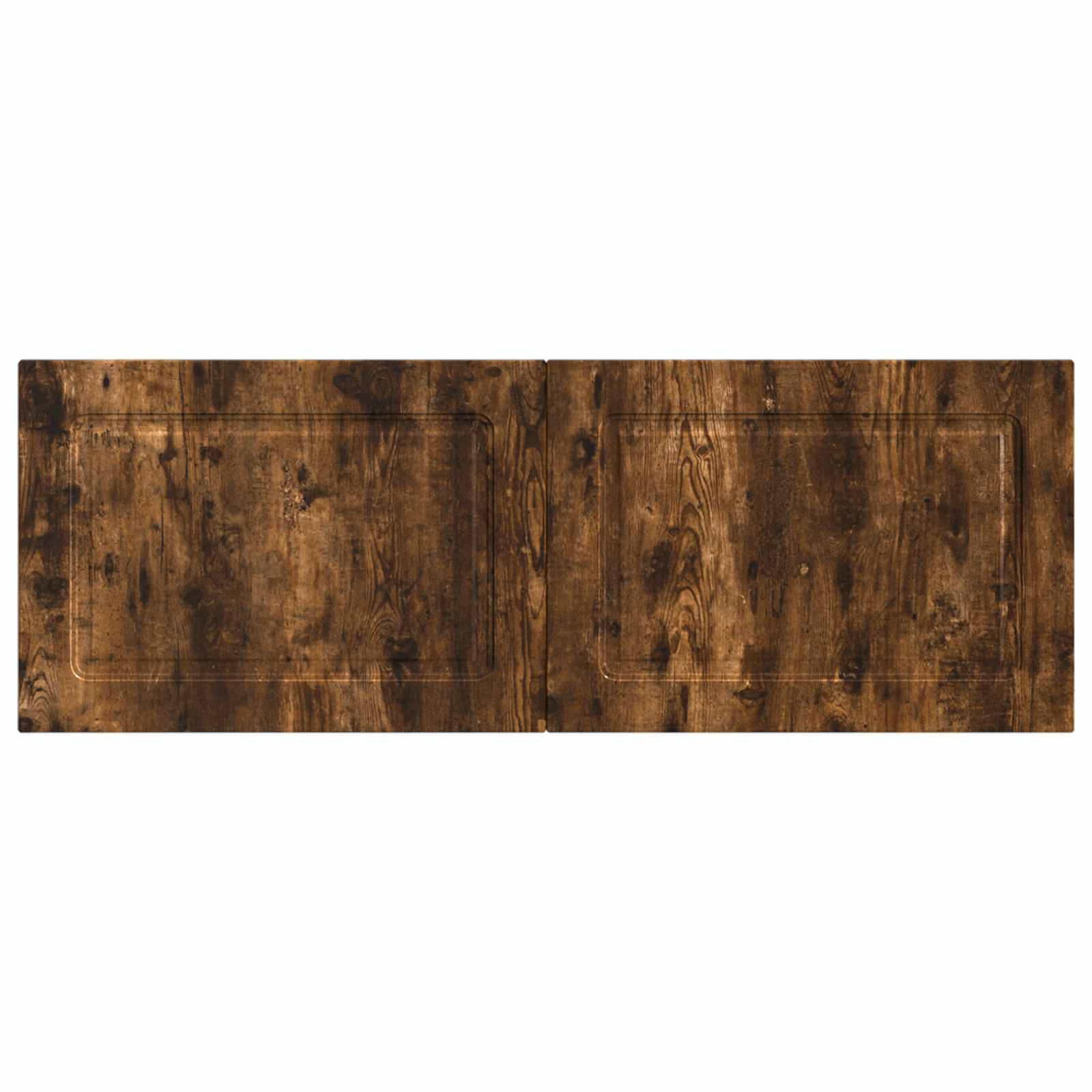 vidaXL Wall-Mounted Headboard UTRECHT Smoked Oak Engineered Wood 3
