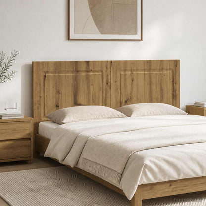 vidaXL Wall-Mounted Headboard UTRECHT Artisan Oak Engineered Wood 1