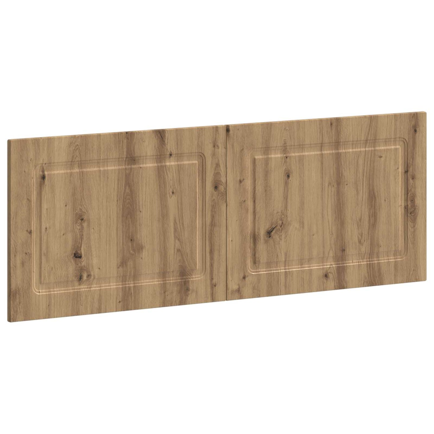 vidaXL Wall-Mounted Headboard UTRECHT Artisan Oak Engineered Wood 2