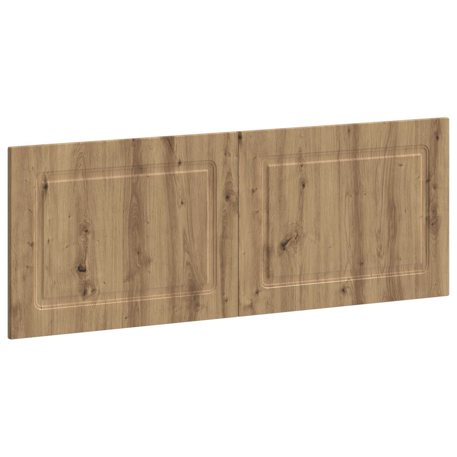 vidaXL Wall-Mounted Headboard UTRECHT Artisan Oak Engineered Wood 2