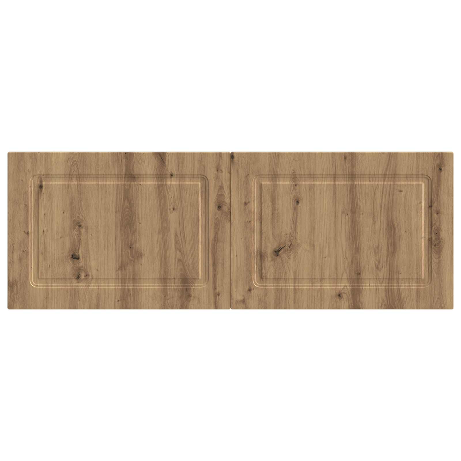 vidaXL Wall-Mounted Headboard UTRECHT Artisan Oak Engineered Wood 3