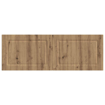 vidaXL Wall-Mounted Headboard UTRECHT Artisan Oak Engineered Wood 3
