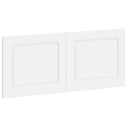 vidaXL Wall-Mounted Headboard UTRECHT White Engineered Wood 2
