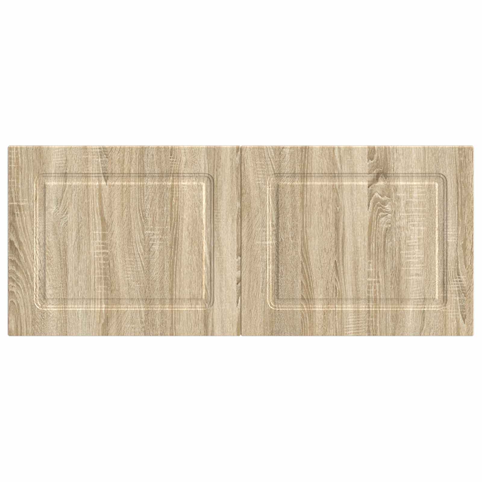 vidaXL Wall-Mounted Headboard UTRECHT Sonoma Oak Engineered Wood 3