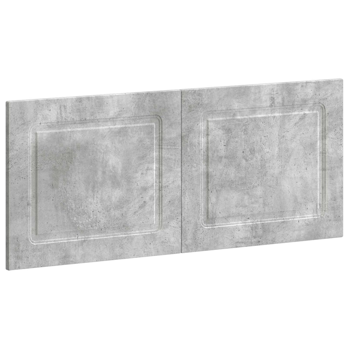 vidaXL Wall-Mounted Headboard UTRECHT Concrete Grey Engineered Wood 2
