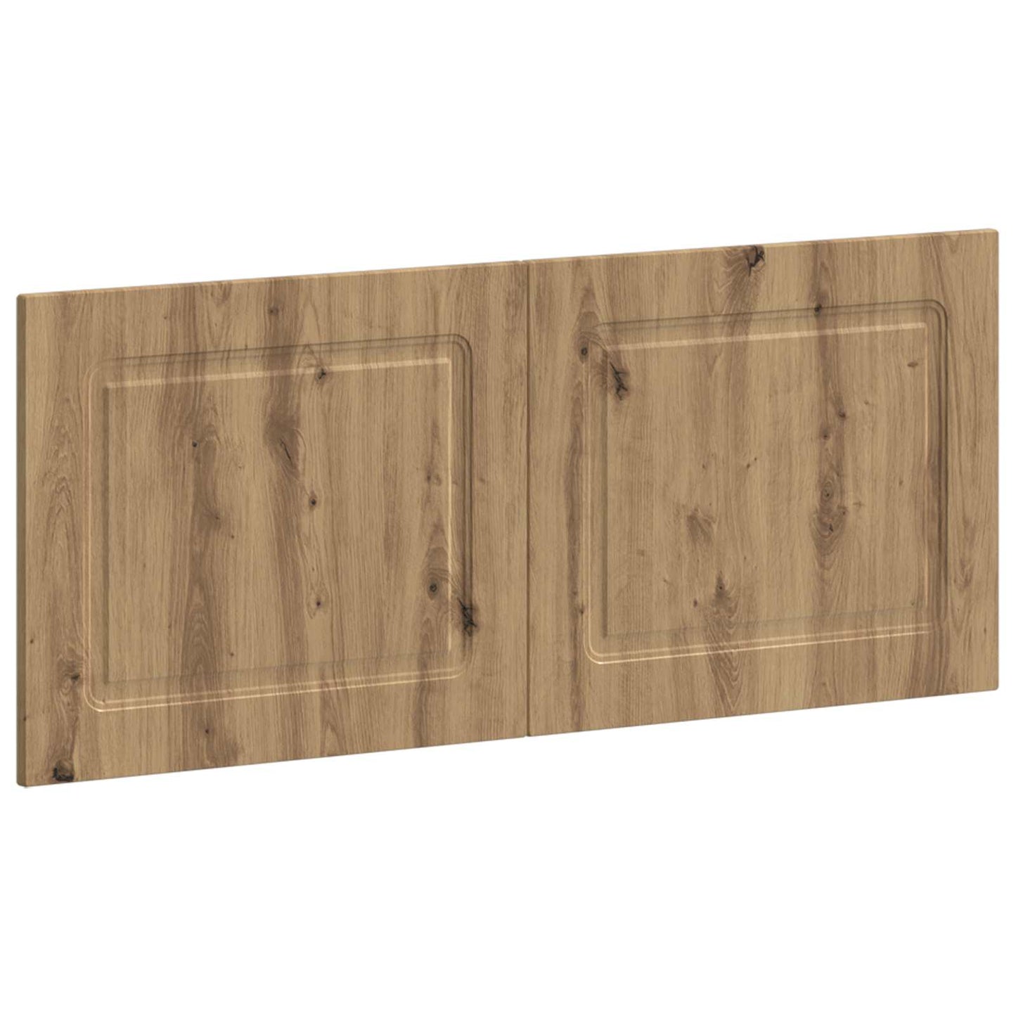 vidaXL Wall-Mounted Headboard UTRECHT Artisan Oak Engineered Wood 2