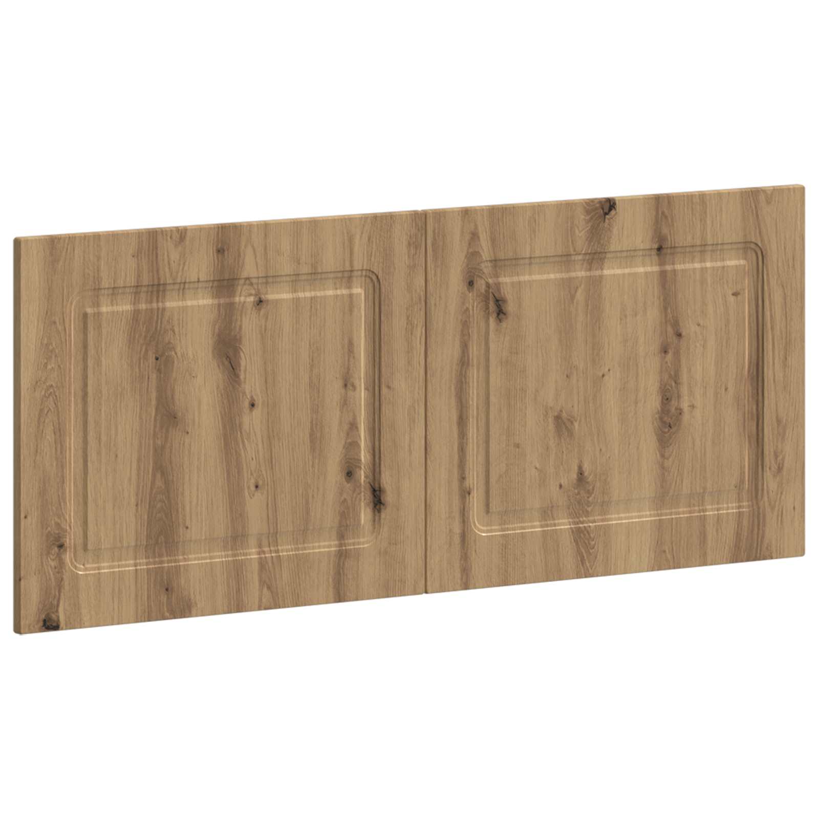 vidaXL Wall-Mounted Headboard UTRECHT Artisan Oak Engineered Wood 2
