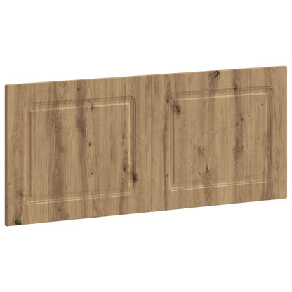 vidaXL Wall-Mounted Headboard UTRECHT Artisan Oak Engineered Wood 2