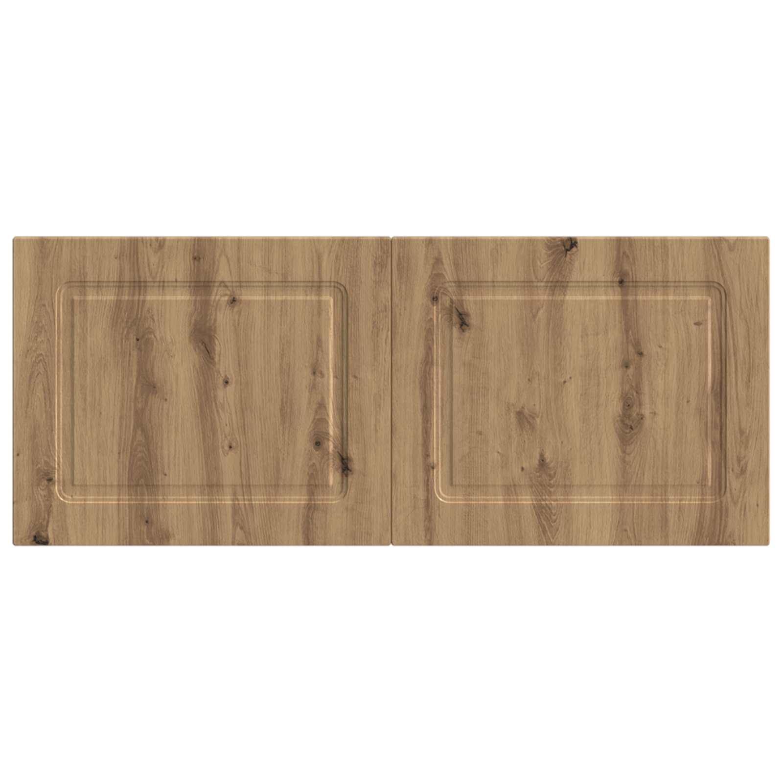 vidaXL Wall-Mounted Headboard UTRECHT Artisan Oak Engineered Wood 3