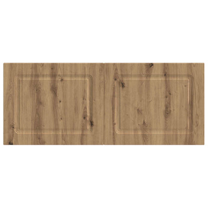 vidaXL Wall-Mounted Headboard UTRECHT Artisan Oak Engineered Wood 3