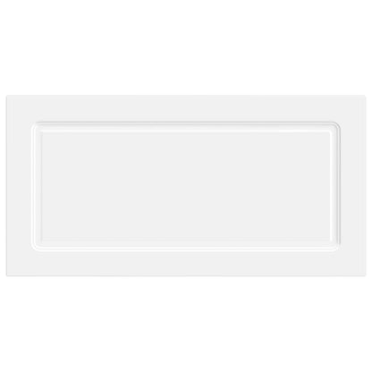 vidaXL Wall-Mounted Headboard UTRECHT White Engineered Wood 3