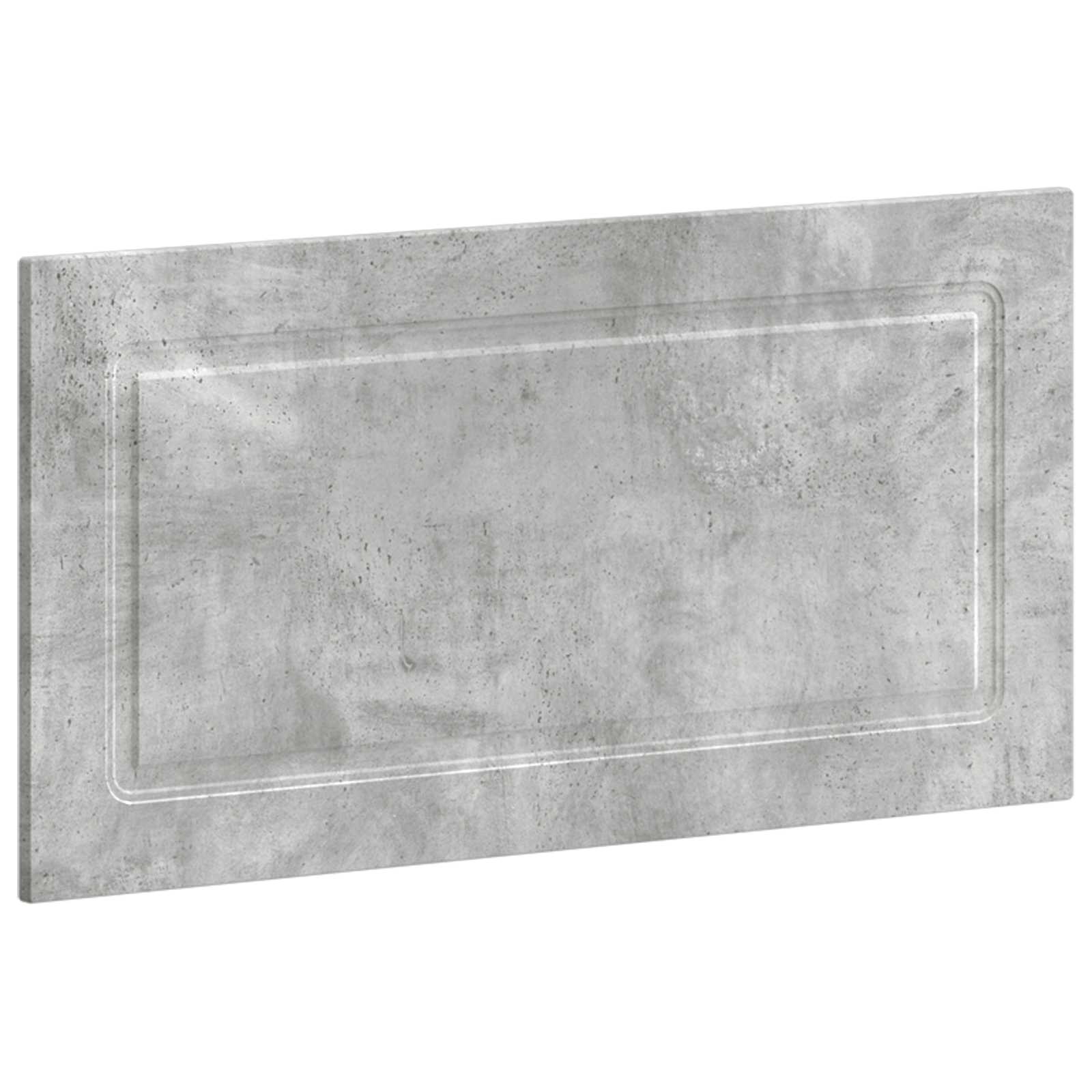 vidaXL Wall-Mounted Headboard UTRECHT Concrete Grey Engineered Wood 2