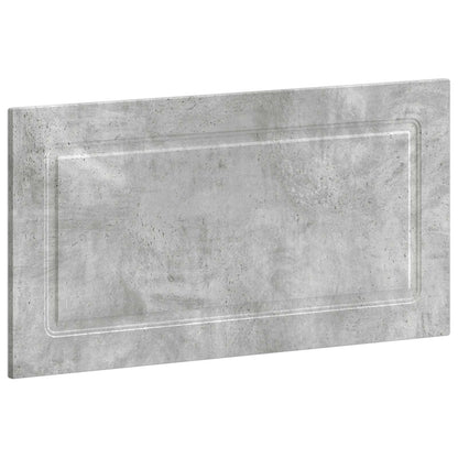 vidaXL Wall-Mounted Headboard UTRECHT Concrete Grey Engineered Wood 2