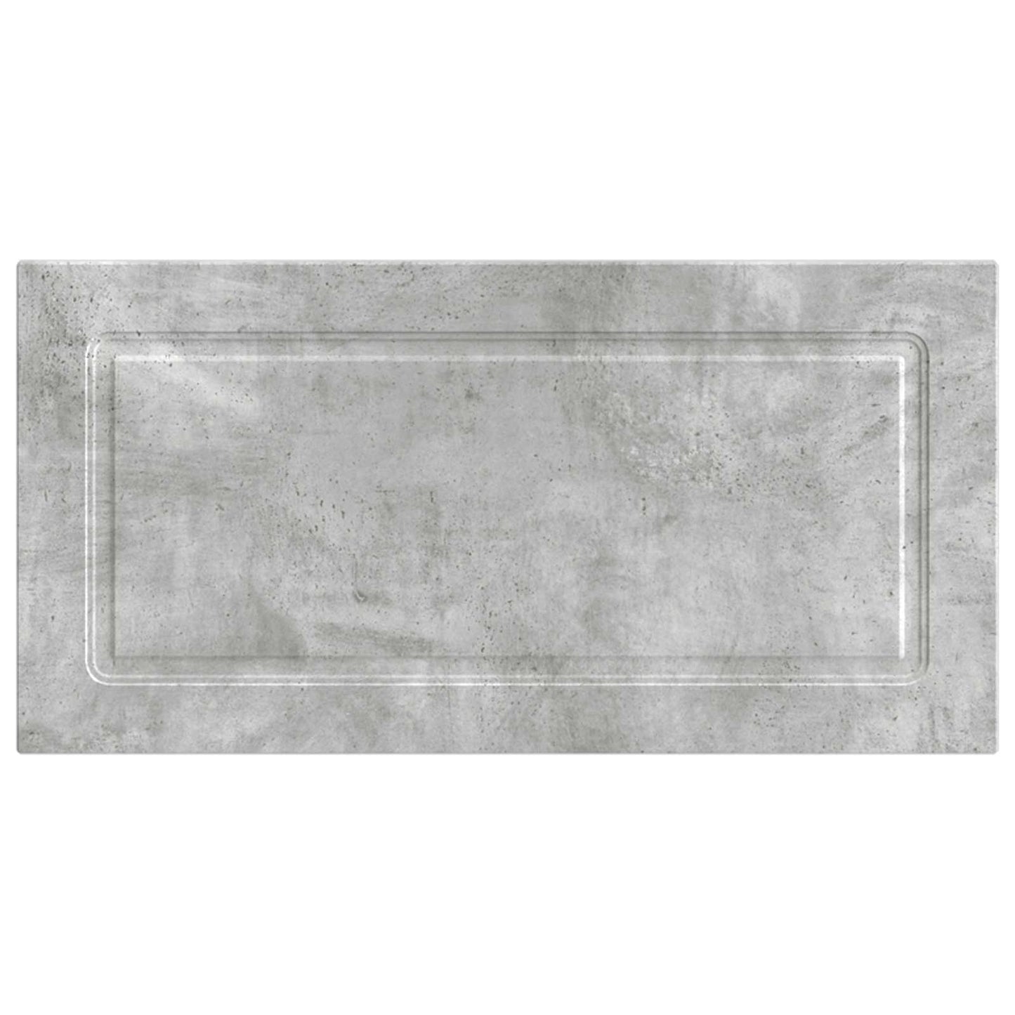 vidaXL Wall-Mounted Headboard UTRECHT Concrete Grey Engineered Wood 3