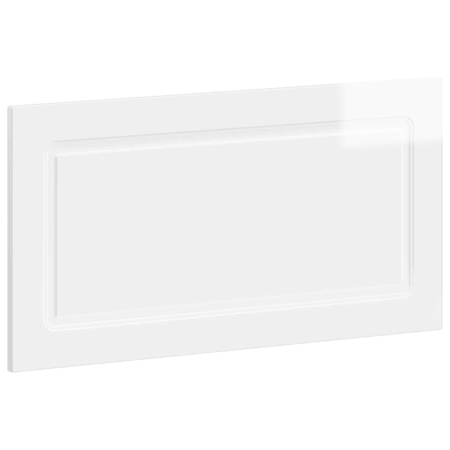 vidaXL Wall-Mounted Headboard UTRECHT High Gloss White Engineered Wood 2