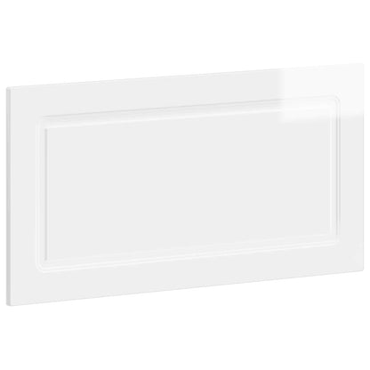 vidaXL Wall-Mounted Headboard UTRECHT High Gloss White Engineered Wood 2