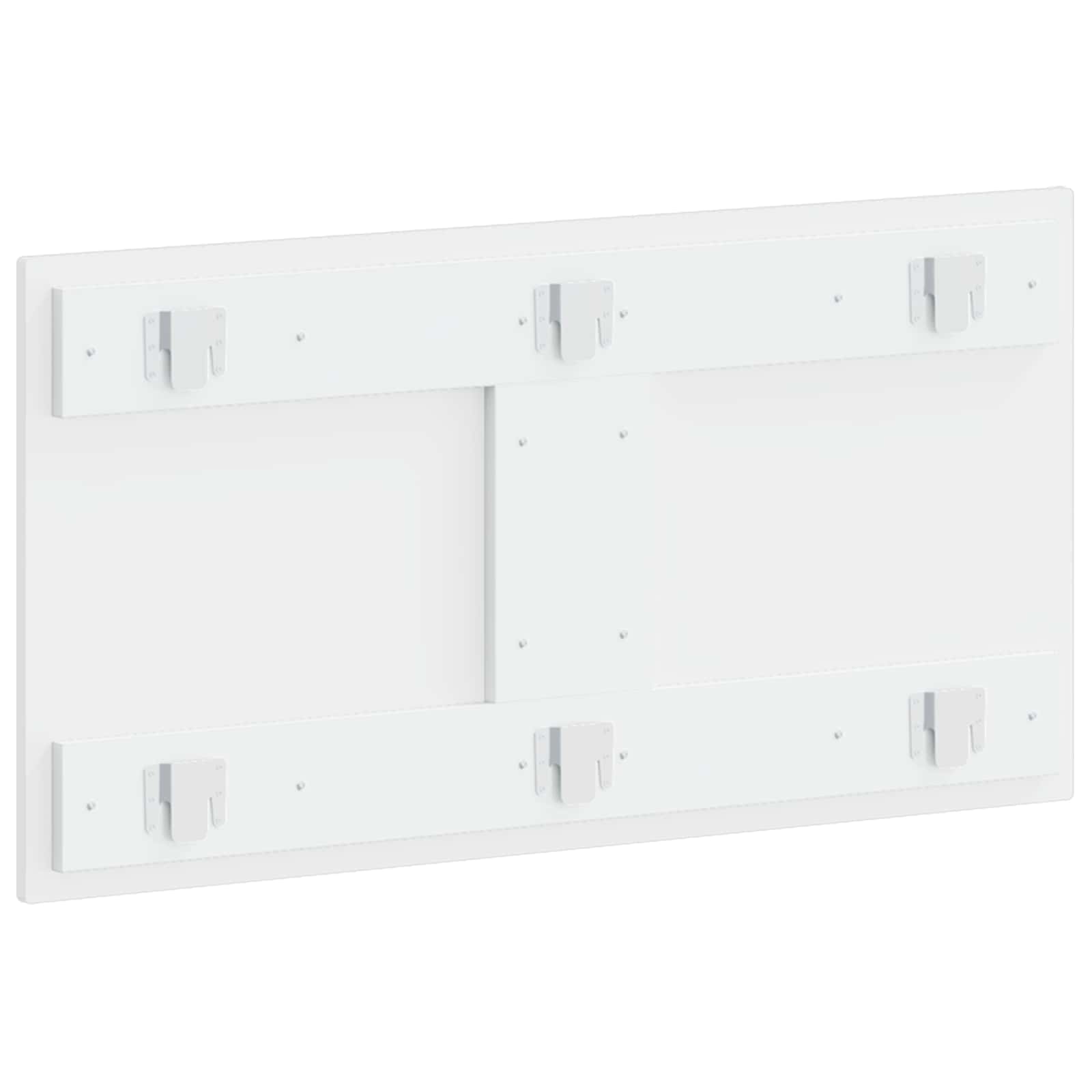 vidaXL Wall-Mounted Headboard UTRECHT High Gloss White Engineered Wood 5