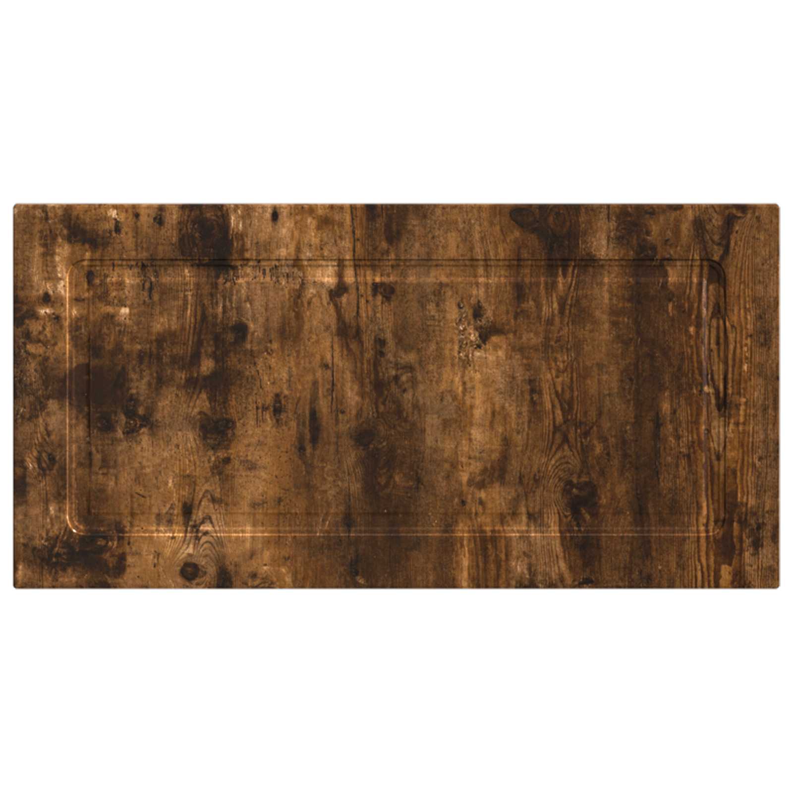 vidaXL Wall-Mounted Headboard UTRECHT Smoked Oak Engineered Wood 3