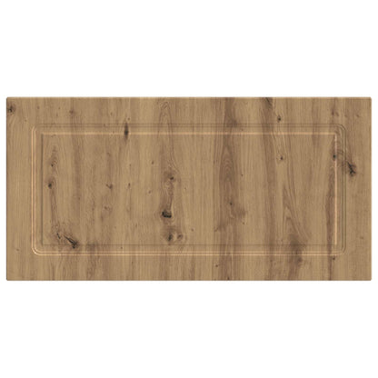 vidaXL Wall-Mounted Headboard UTRECHT Artisan Oak Engineered Wood 3