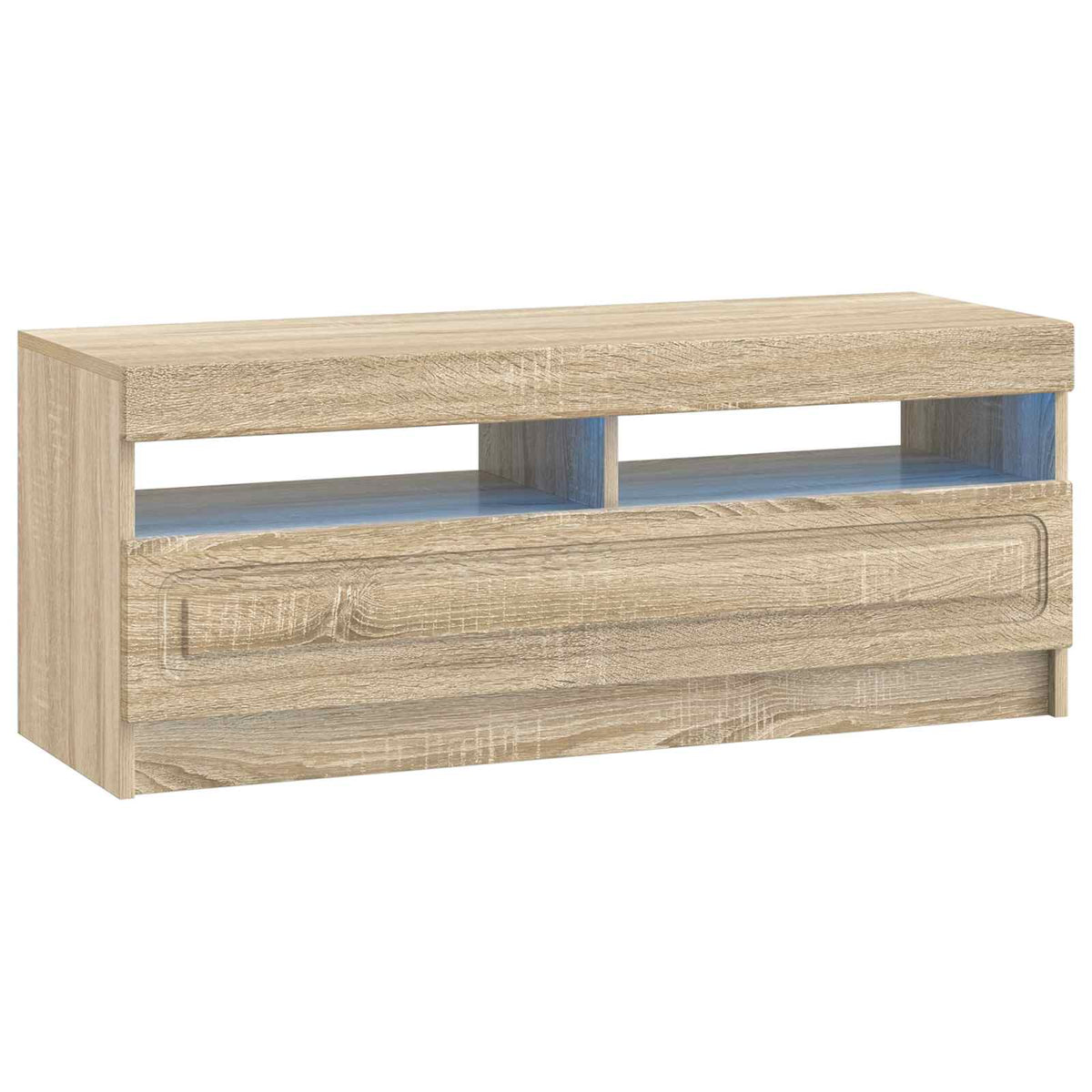 LED TV Cabinet Engineered Wood Sonoma oak