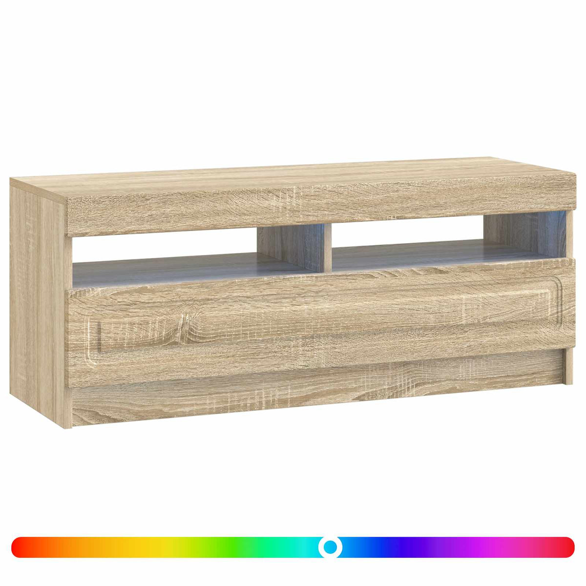 LED TV Cabinet Engineered Wood Sonoma oak
