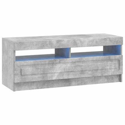 LED TV Cabinet Engineered Wood Concrete grey