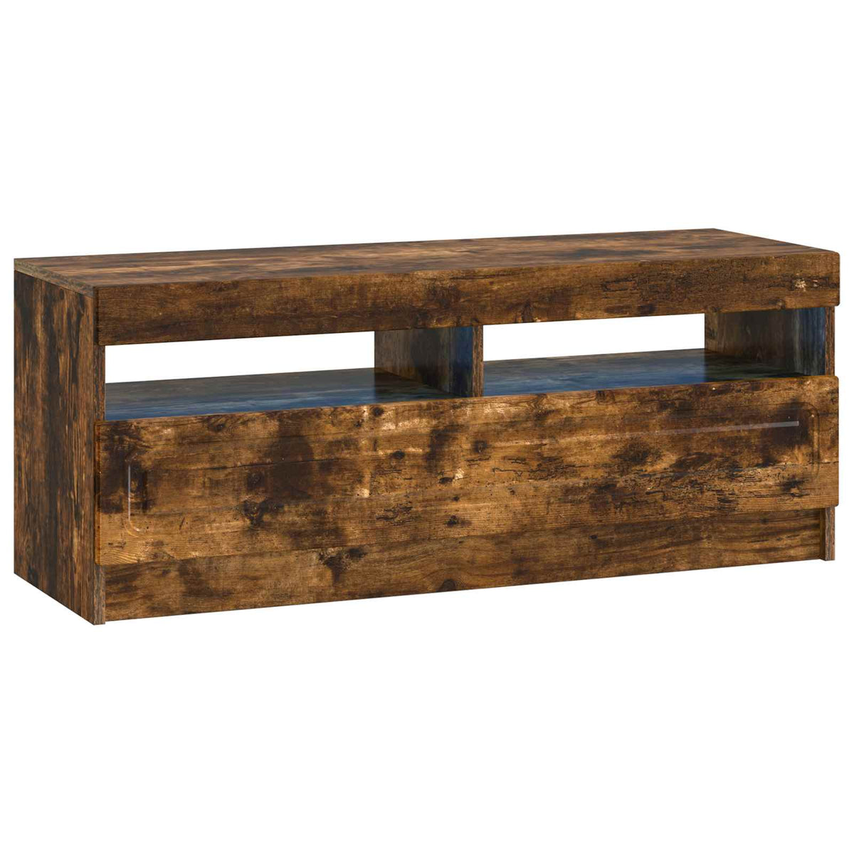 LED TV Cabinet Engineered Wood Smoked oak