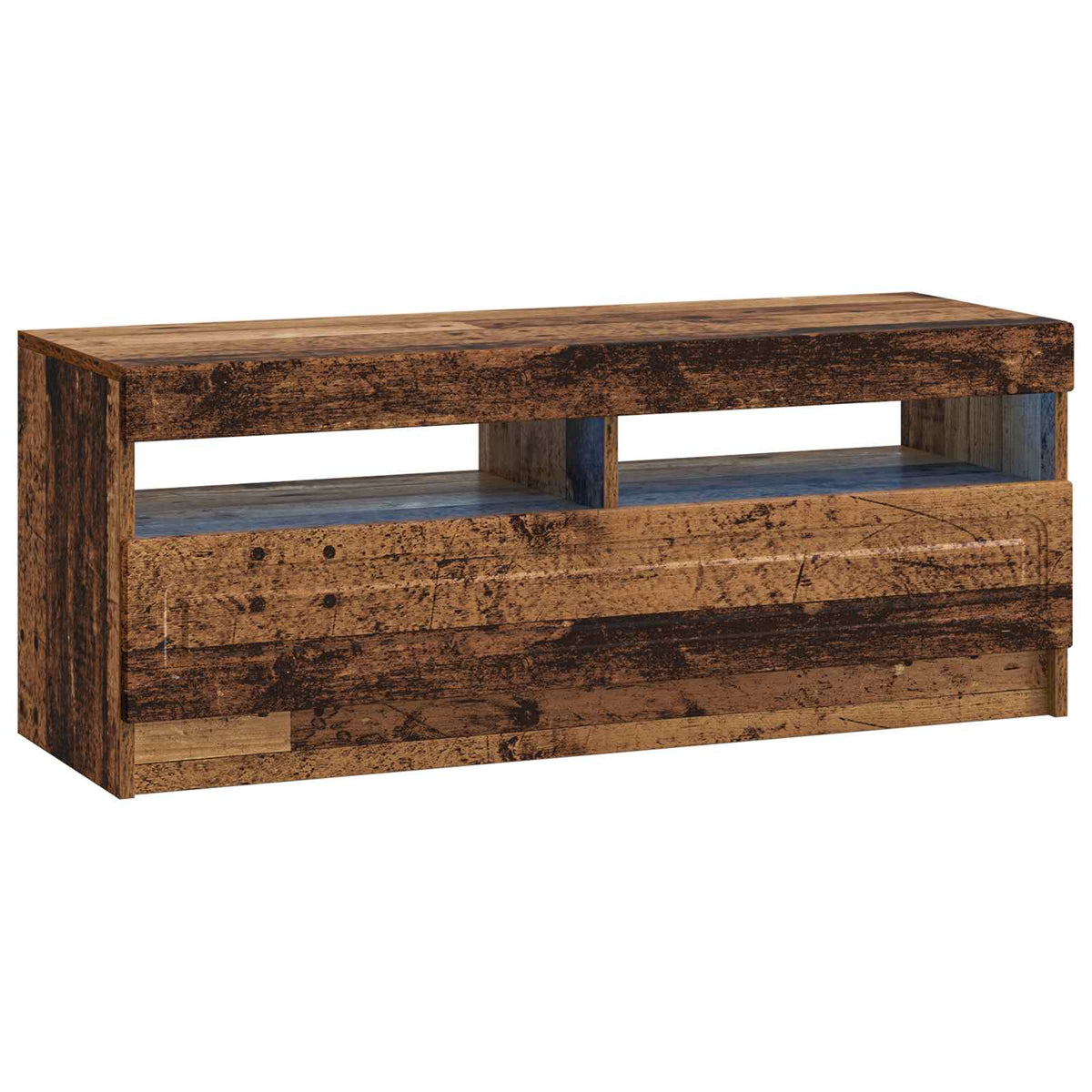 LED TV Cabinet Engineered Wood Old wood
