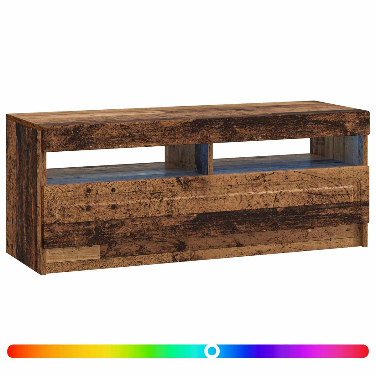 LED TV Cabinet Engineered Wood Old wood