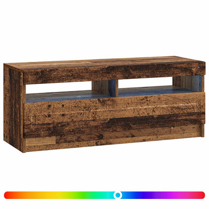 LED TV Cabinet Engineered Wood Old wood