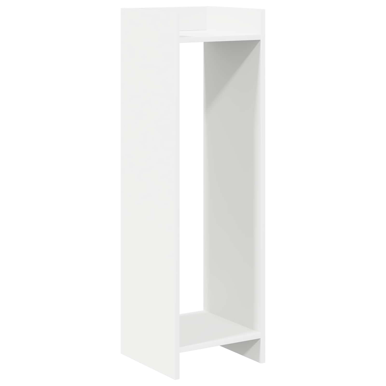vidaXL Plant Stand 2 pcs White 30 x 30 x 100 cm Engineered Wood 5