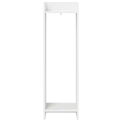 vidaXL Plant Stand 2 pcs White 30 x 30 x 100 cm Engineered Wood 6