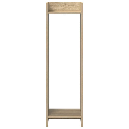vidaXL Plant Stand 2 pcs Sonoma Oak 30 x 30 x 100 cm Engineered Wood 6