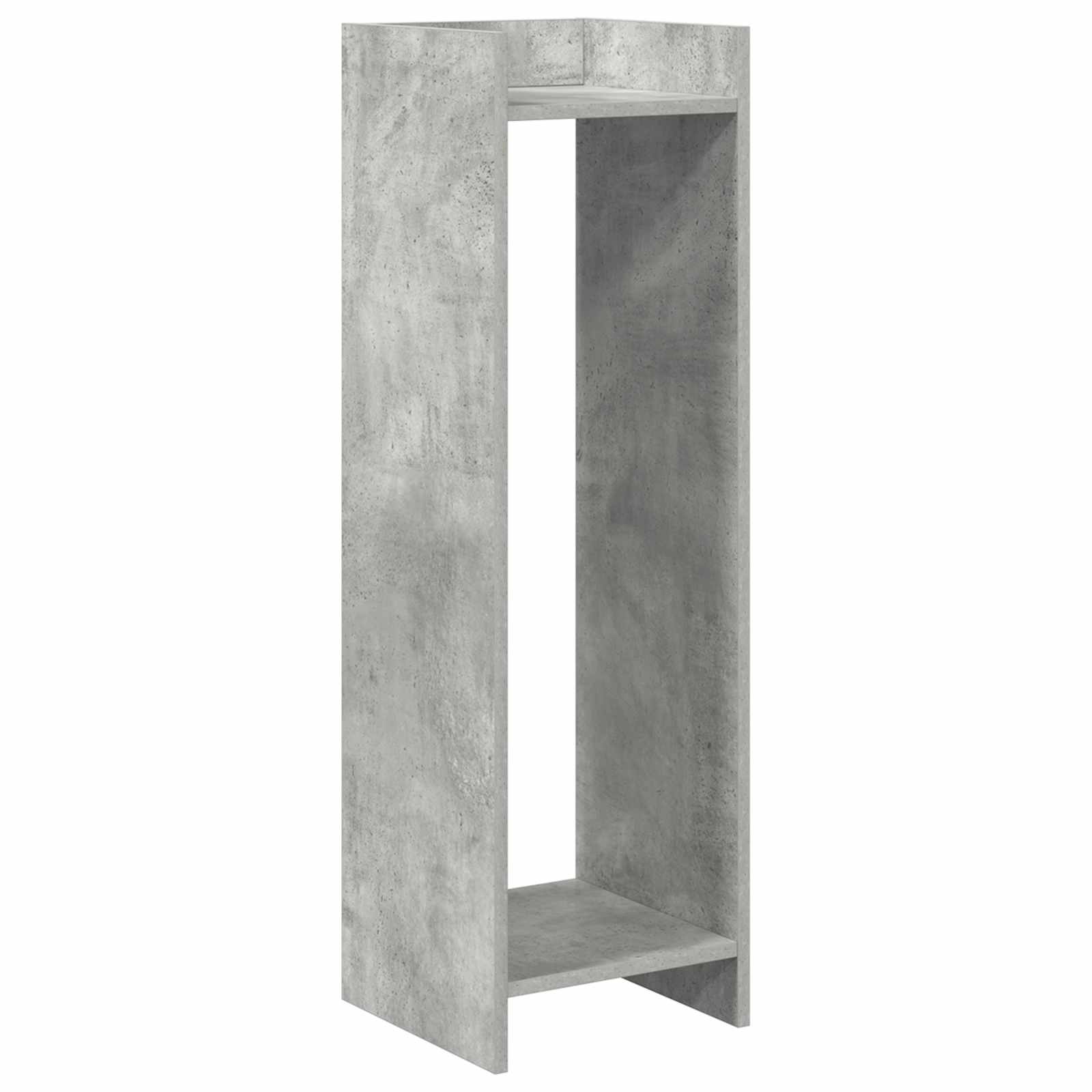 vidaXL Plant Stand 2 pcs Concrete Grey 30 x 30 x 100 cm 5