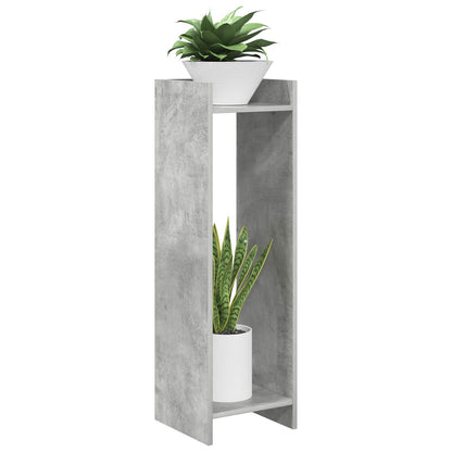 vidaXL Plant Stand 2 pcs Concrete Grey 30 x 30 x 100 cm 3