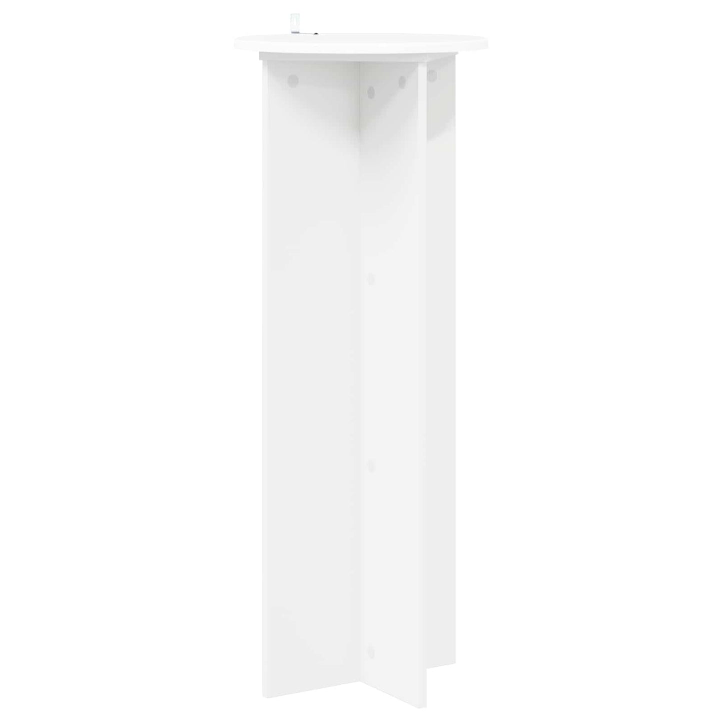 vidaXL Plant Stand 2 pcs White Ø40 x 100 cm Engineered Wood 5