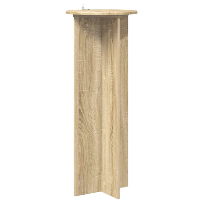 vidaXL Plant Stand 2 pcs Sonoma Oak Ø40 x 100 cm Engineered Wood 5