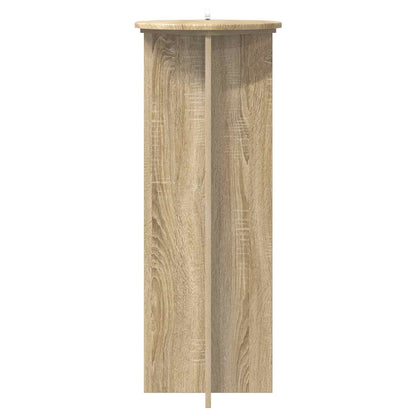vidaXL Plant Stand 2 pcs Sonoma Oak Ø40 x 100 cm Engineered Wood 6